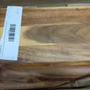 Acacia Wood Cutting Boards for Kitchen,Large Wooden Cutting Boards for Chopping Meat, Cheese, Fruits, and VegetablesExtra Large Charcuterie Board with Handles, Juice Groove