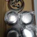 Pot Lid Knobs,4 Pcs Pot Lid Handle Replacement,knob for Pot lid Pot Cover Knobs, Universal Kitchen Bakelite Top Replacement for Pots and Pans Saucepan Casserole Glass Handles(Silvery)