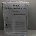 WINIX AM90 Air Purifier for Home Large Room Up to 1740 Ft in 1 Hr With Air Quality Monitor, True HEPA, Carbon Filter and Auto Mode, Captures Pet Allergies, Smoke, Dust (White)
