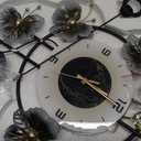 Large Wall Clock Silent Quartz Pendulum Modern Wall Decor 18.8x29.5in