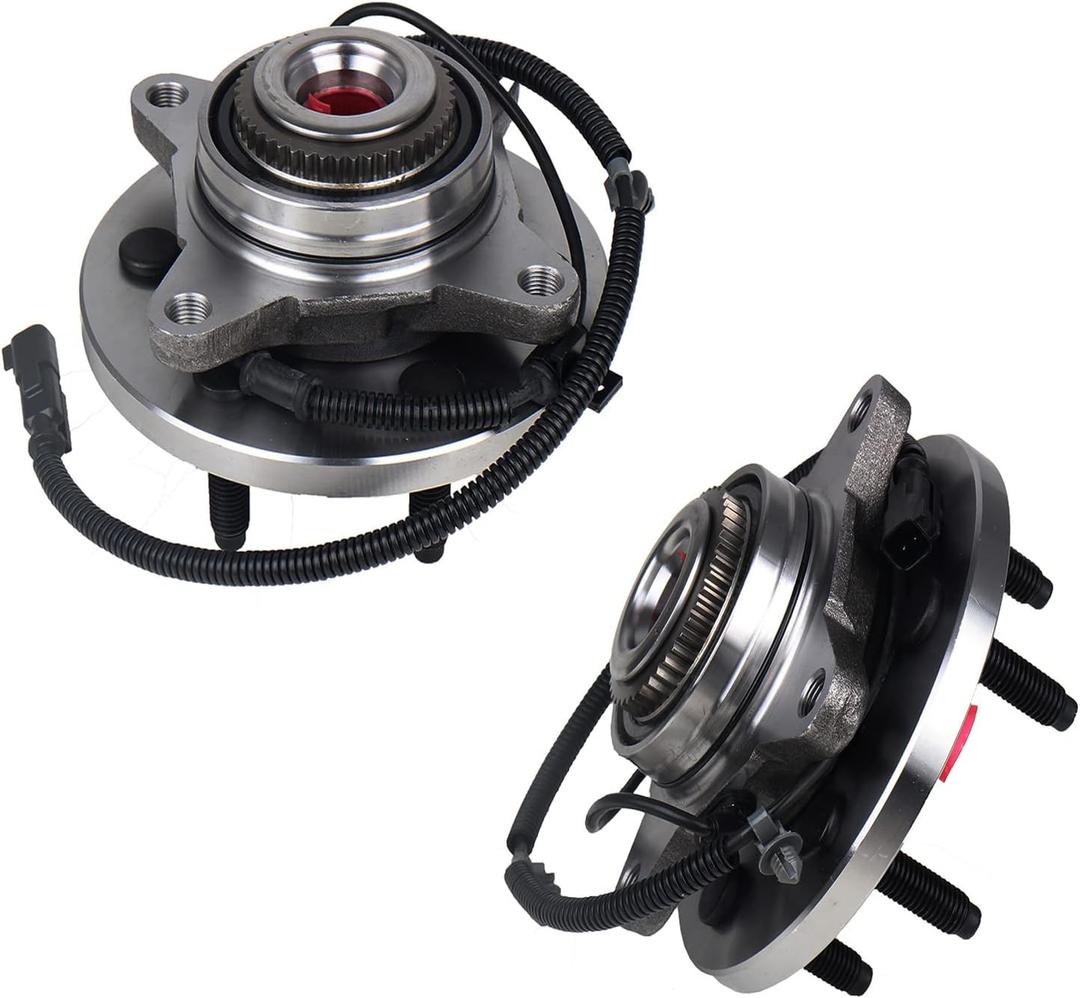 KUSATEC 515142 Front 2PCS 4WD AWD Wheel Bearing and Hub Assembly Compatible with Ford Expedition F-150, Lincoln Navigator 2011 2012 2013 2014, 6 Lug Bolts w/ABS