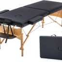 BestMassage Massage Bed Portable Massage Table 28 inche Wide Lash Bed Heigh Adjustable 2 Folding Spa Table with Non-Woven Bag for Spa Footmassage Facial CareSpa Tattoo