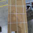 Frameless Shower Door, 49-54" W x 76" H Sliding Glass Shower Door, 1/4''(6mm SGCC Tempered Glass with Explosion-Proof Film Nano Coating in Brushed Nickel Finish