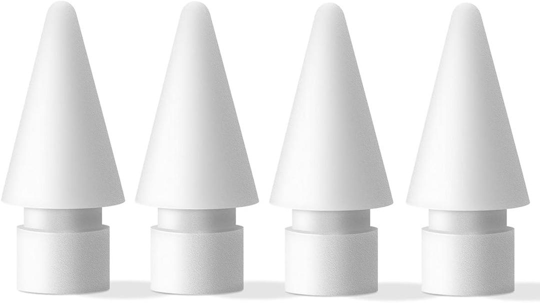 Soft Noise Reducing Tip Replacement Compatible with Apple Pencil 1st & 2nd Generation (4 PCS)