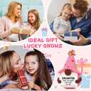 AceThrills Daughter Gifts from Mom Dad, Valentines Day Gifts for Daughter - Handmade Crochet Valentine Gnome Gift- Valentine's Day Easter Birthday Gift for My Daughters