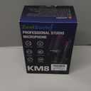 ZealSound Gaming USB Microphone,Noise Cancellation Condenser mic with RGB Light,Touch Mute,Gain,Monitoring for Streaming, Podcast, Twitch, YouTube, Discord, iPhone, iPad,PC,Computer,PS4,PS5,Mac (Desktop Stand)