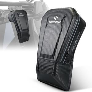 NICECNC Upgraded X3 Storage Bag, Center Bag Dual Fabric As Backpack Waterproof Zipper, X3 Shoulder Console Bag Between Seats Compatible with Can Am Maverick X3 MAX RS XRS XDS Turbo R 2017-2023, Gray