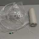 OUTON Beige Large Drum Lamp Shades for Floor Lamps, 16" Top x16" Bottom x 9" High, Easy to Assemble, Replacement Linen Lampshades for Table Lamps & Bedside Lamps (1.65" Spider)