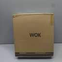 Carbon Steel Wok, 13-Inch, Pre-Seasoned, Non-Stick, with Lid and Spatula, Flat Bottom, Ideal for Stovetop Cooking