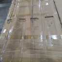 43" Makeup Vanity Desk with Mirror and Lights, & Power Outl, Glass Top Big Vanity Table with 9 Drawers& 8 Storage Shelves, Dressing Table Set with Chair for Bedroom, White+Oak (15.75D*43.31W*57.48H)