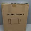 Small Puzzle Board 17.1 X 13.4 Inch Puzzle Table - Suitable for Personal Small Jigsaw Puzzles Table with 2 Storage Drawers,Portable Lightweight Jigsaw Puzzle Board(100-300Pcs)
