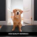 UNIMAT Traffic Guard Door Mat, 3x 5 (36 x 60), Heavy Duty Waterproof Doormat, Stain and Fade Resistant Welcome Mats, Durable Rubber Backing, Low Profile Entryway Rug, Shoe and Boot Scraper.