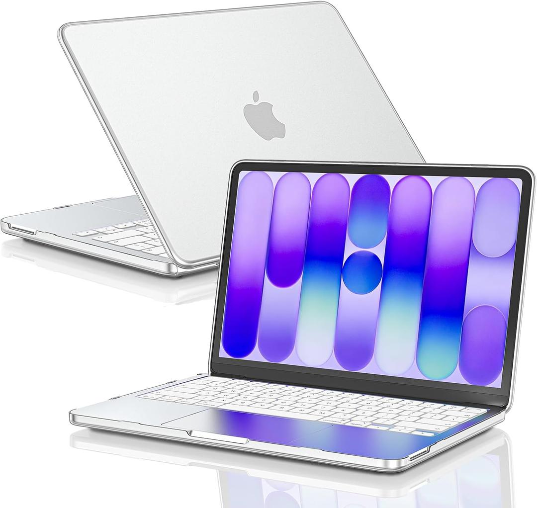 EooCoo for MacBook Neo Case 13 inch 2026 Model A3404, 100% Match Official Color, Anti-Fingerprint & Scratch Sturdy Protective Hard Shell Cover Laptop Accessories, Matte Clear