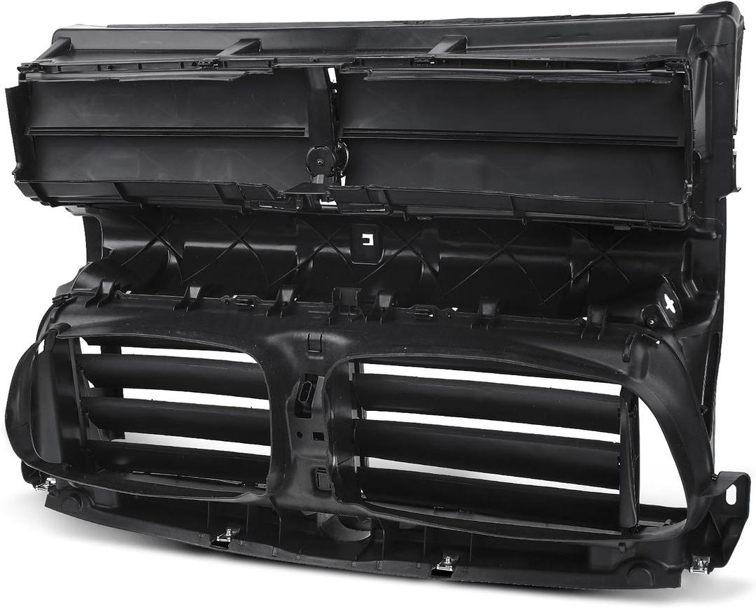 A-Premium Front Grille Shutter Radiator Support Air Duct with Motor Compatible with BMW F10 Series 528i 2011-2016, 535i 2011-2016, 550i 2014-2016, 528i xDrive, Replace# 51747200787