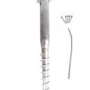 American Ground Screw U-Model - Easy-Install No-Dig Ground Anchor for Standard 4x4 Posts (Actual 3.5"x3.5") - Durable 27" Screw-in Stake for Mounting Wooden Posts