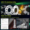 Customadeonly 5x120 Wheel Spacers | 2pcs 3/8" (10mm) Forged Aluminum | Fits 66.9mm Bore | Compatible with Camaro, Corvette C8, Impala, CTS, CT5 | Professional Install Recommended