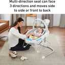 Graco Soothe n Sway LX Portable Baby Swing and Baby Bouncer Bouncer, Multi Direction Seat, 2 Speed Vibration, Derby