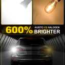 AUXITO 921 LED Bulb Reverse Lights, 600% Super Bright 912 T15 led Backup light, CAN-Bus Error Free 906 922 W16W LED Bulbs for Reverse Back Up Marker Lights, 6000K White