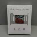 TANOFAR Minky Baby Blankets, Soft Toddler Blanket for Boys Girls, Dotted Backing, Double Layer Crib Receiving Blanket, for Nursery/Stroller/Toddler Bed/Carseat, 30 x 40 Inch, Woodland Animals