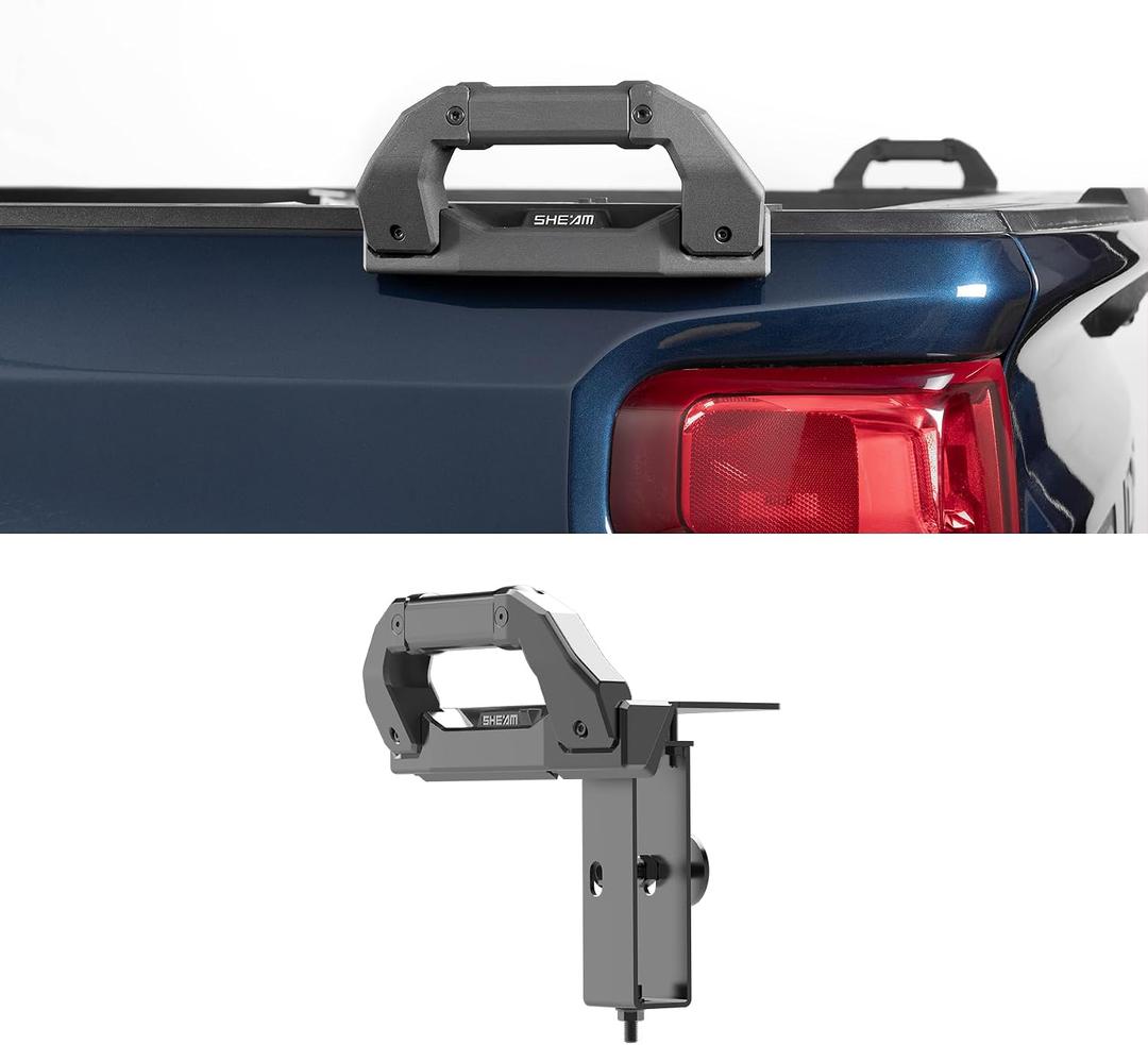 Heavy Duty Pickup Truck Bed Handle Compatible with 2015-2025 Chevy Silverado & GMC Sierra, Tailgate Assist and Cargo Tie Downs, Tailgate Handle Accessories, 1pcs for Driver Side