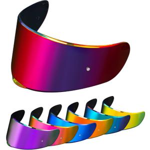PSLER Sedici Strada 2 Visor - Sedici Strada 2 and Strada 3 Face Shield Motorcycle Helmet visor Accessories Replacement for LS2 FT2 VECTOR Sedici Strada 2 Strada 3 FF801 FF397,Deep Purplish Red