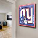 YouTheFan NFL Officially-licensed 3D Logo Series Wall Art - made of multiple layers - ready to hang on wall - bold design, perfect fan gift