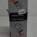 33 Feet Drain Snake Auger, Plumbing Snake Drain Hair Clog Removal Tool, Sink Unclogger, Heavy Duty Toilet Snake Auger, Cleaner Tool for Bathroom Kitchen Tub Shower Drain Clog Remover with Gloves