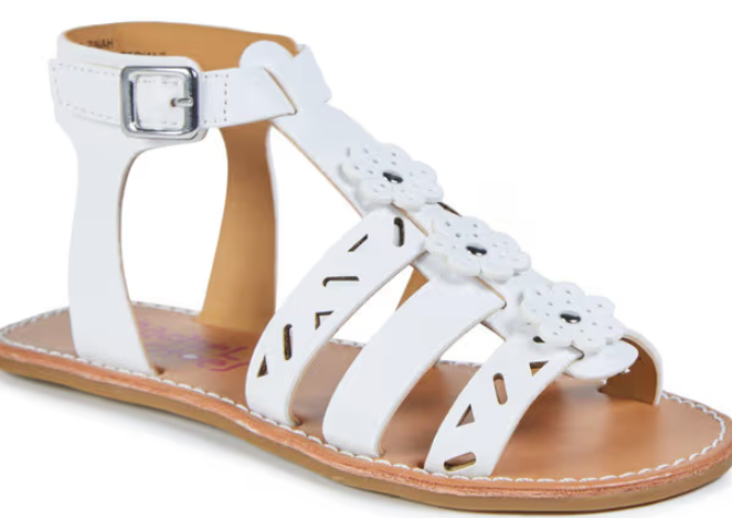 Rachel Shoes Jsienna Sandal, White Size 3