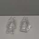 Protective Case Cover for Monsters Doll - 2PCS Clear Case for Have a Seat Series, Plastic Storage Box Cover with Silicone Strap for Mini Collectible Dolls ( Doll Not Included)