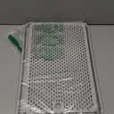 Bartuke Cat Litter Box Step with Removable Splash-Proof Baffles, Large Pet Ramp for Litter Box with Filter Function Double Layer Cat Pedal Footrest Splash-Proof Easy to Clean (Light Grey)