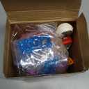 PINSHILE DIY Space Magic Balloon Craft Kit, Sticker Decorated Balloons Toy for Kids, Rocket Air Pump Fun with Balloon Monster Pals, DIY Creative Activity, Birthday Gifts for Girls Boys Ages 3+ (Off-white)