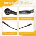 XQSMWF CJ5Z17527A CJ5Z17526B Pair Front Windshield Wiper Arm Compatible with Ford Escape 2013-2019#43513 43514 Driver and Passenger Side