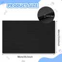 Nuanchu Extra Thick Grooming Table Mat Pad 36 x 24 x 0.24 Inches, Non-Slip PVC and Foam Pet Bathing Table Padded Mat for Grooming Pet Dogs Cat at Home(Black)