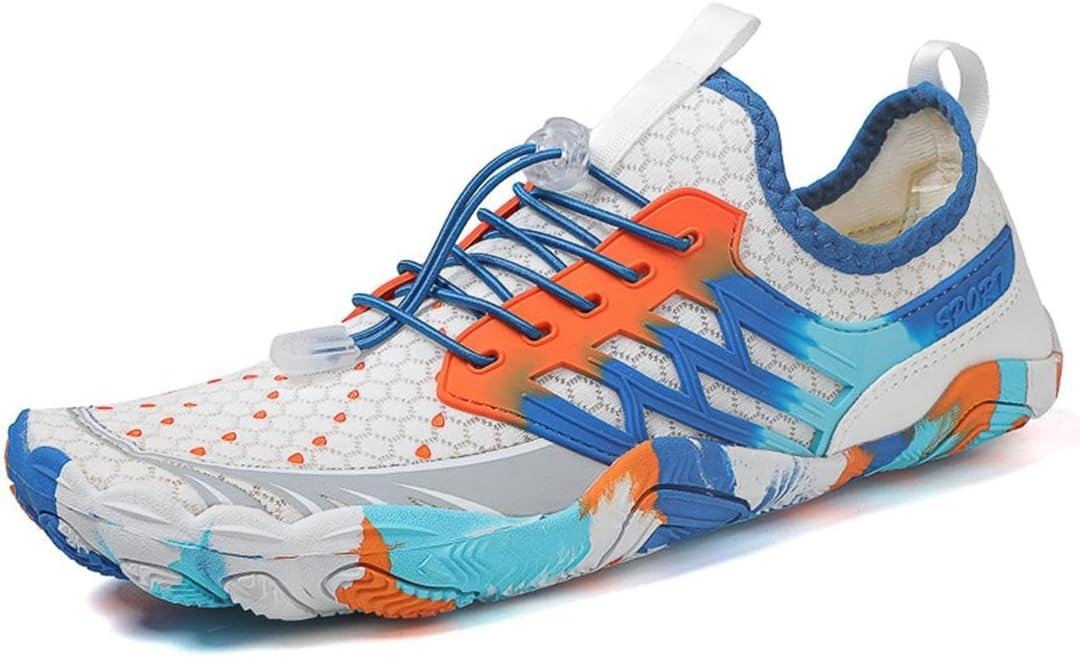 SAGUARO Women's Quick-Dry Wide Toe Box Water Shoes (7, Blue)