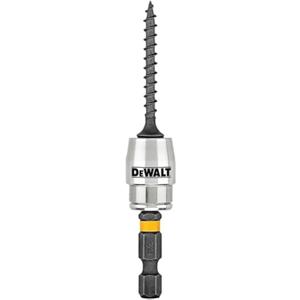 DEWALT FlexTorq Magnetic Bit Holder, Impact Ready, 2-Inch (DWA2SLVIR) (1-Pack, Multi)