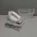 Hamilton Beach 6-Speed Electric Hand Mixer with Whisk, Traditional Beaters, Snap-On Storage Case, 250 Watts, White