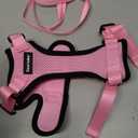 Cat Harness and Leash Set, Escape Proof Safe Adjustable Kitten Vest Harnesses for Walking, Easy Control Soft Breathable Mesh Jacket with Reflective Strips for Cats, Pink, S