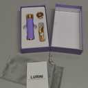 Facial Hair Remover for Women, Painless Rechargeable Hair Removal Device, Comes with 2 Replacement Heads, Portable Electric Shaver/Razors for Face, Chin, Upper Lip, arms (Orange)