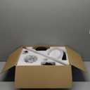 Mpayel Ceiling Fans with Lights, 46'' Indoor Low Profile Ceiling Fan with Light and Remote, Modern Flush Mount Ceiling Fan for Bedroom, LED Dimmable DC Reversible Motor, Black