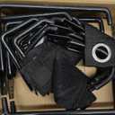 Garage Tool Storage Wall Hook Assortment Set: 15PCS Heavy Duty Large Hanger Garden Tool Organizer Ladder Bike Rack Yard Tool Holder Shed Shovel Metal Screw Organization Bicycle Steel Bracket