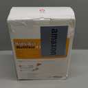 QPAU Inflatable Toddler Travel Bed with Tent  Lightweight Blow Up Kids Air Mattress with Hand Pump  Indoor & Outdoor Portable Sleeping Solution for Camping, Travel, Home, Grandmas  Ages 3+ (A-Khaki Gray)