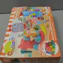 Crelloci 3 in 1 Color Dough Kitchen Creations Set, Ice Cream Spaghetti Burger Maker Machine, Art Crafts Food Modeling Toys, Accessories Tools Kit for Boys Girls Kids Toddlers Ages 3+ (12 Colors Dough)