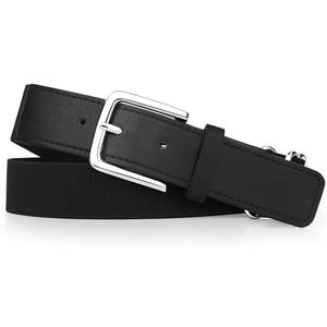 UnFader Elastic Baseball Softball Belt for Youth Boys Girl, Size Adjustable Stretch Belt, Large, Pack of 2