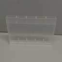 Dnyta 9.5" Acrylic Straw Holder for Cabinet Door, Straw Storage Organizer for Cabinet, Dust-proof Storage Rack, Kitchen Accessories Container, Transparent