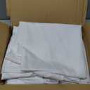 10-Pack White Round Tablecloths, 70 Inches, Stain-Resistant Polyester for 3-4 Ft Round Tables - Washable Table Covers for Weddings, Banquets, Birthday Parties, Events