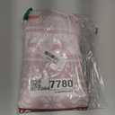 Christmas Tree Skirt 48 Inches | Red Xmas Tree Skirt with Rustic Snowflake & Reindeer Pattern, Fits 5 to 7 Foot Trees, Perfect Christmas Decorations for Holiday Trees