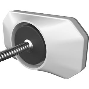 ICERO - Baby Gate Wall Protector - Protect Walls & Doorways from Pet & Dog Gates - for Child Pressure Mounted Stair Safety Gate- 4 Pack, White