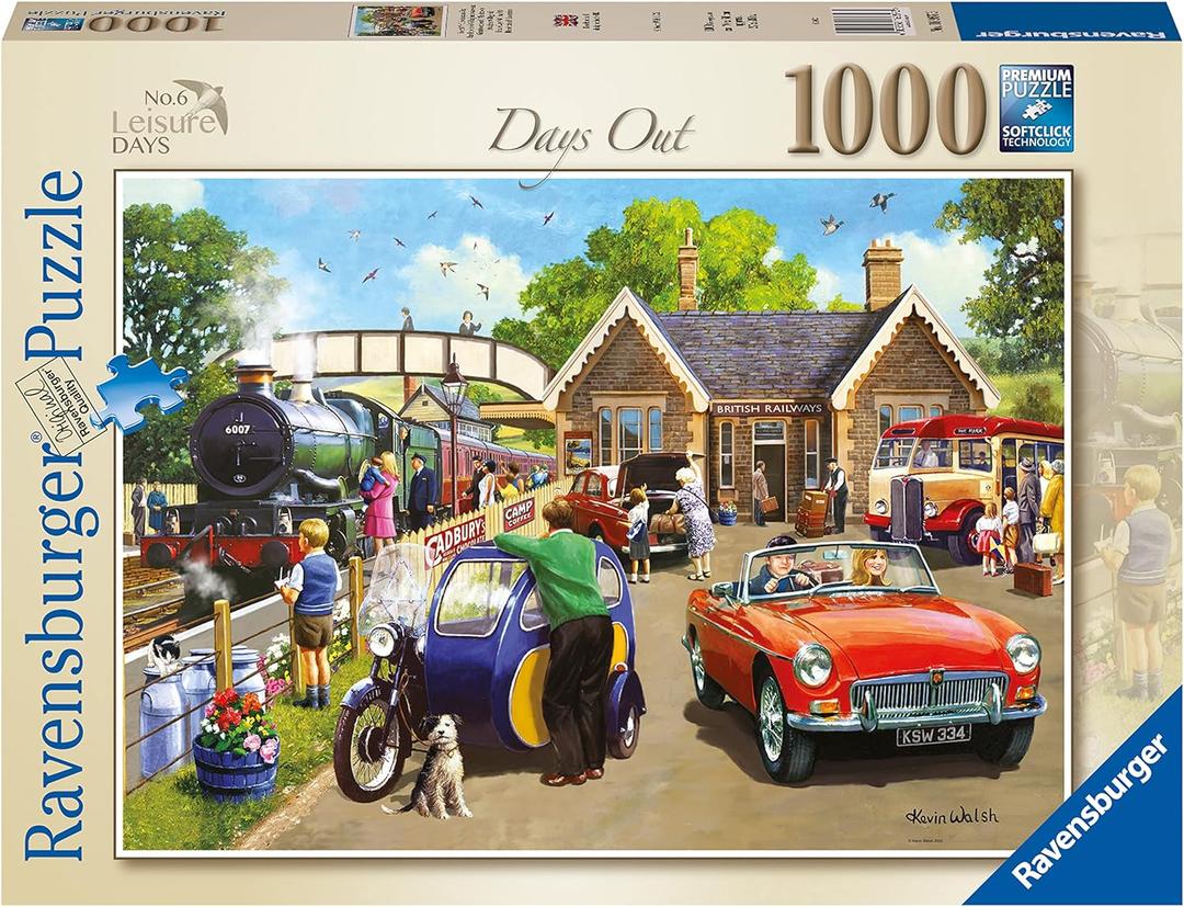 Ravensburger Leisure No.6-Days Out 1000 Piece Jigsaw Puzzle for Adults & Kids Age 12 Years Up