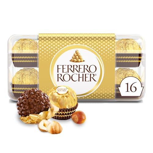 2 x Ferrero Rocher, Premium Milk Chocolate Hazelnut, Individually Wrapped, Chocolate Gift Box, 16 Count, 7 oz, BB Date: 09/30/2025