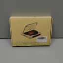 ENVYCLOUD CD Player Portable with Dual Stereo Speakers, Rechargeable Portable CD Player with Bluetooth for Home with Headphones, Support CD/AUX/USB,Black